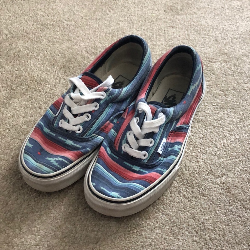 Multi colored vans